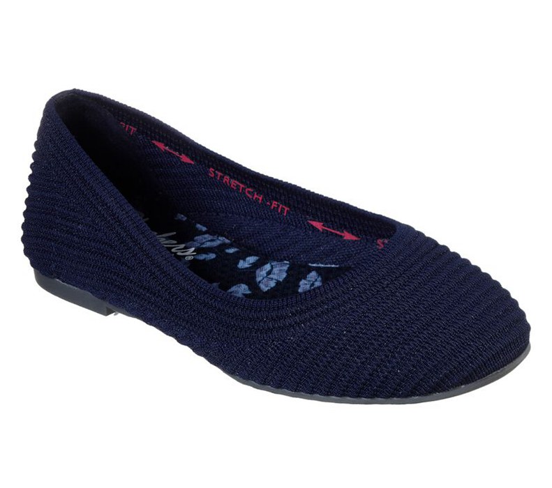 Skechers Casey - Womens Flats Shoes Navy [AU-QV4699]